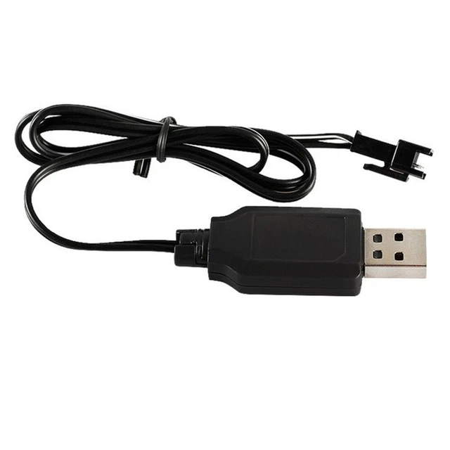 Heyiarbeit USB Charging Cable For Ni-MH/Ni-CD Batteries – 6V 250mA Charger With SM-2P Plug, RC Car Battery Charger - View #5