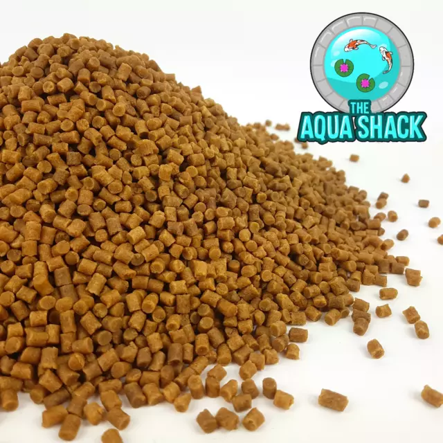 Sinking Wheatgerm Pond Pellets - Winter Fish Food Koi Goldfish Tench Sturgeon