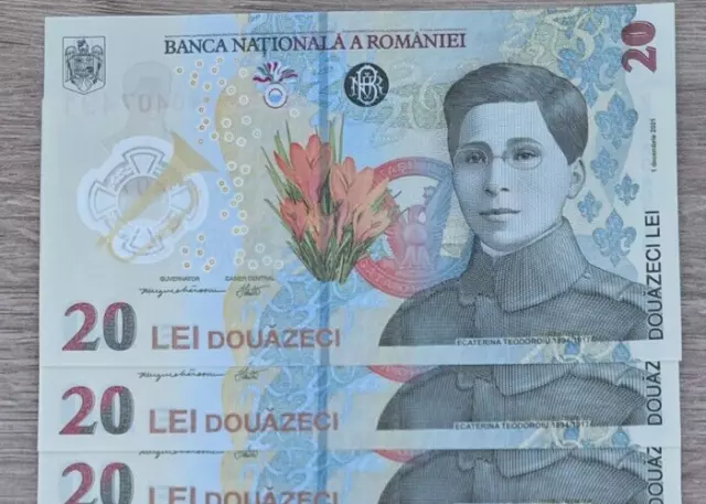 ROMANIA 20 Lei 2021  UNC POLYMER banknote,  various series