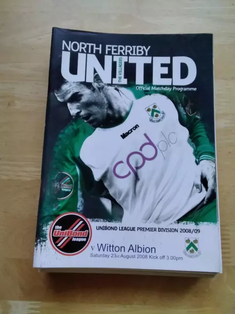 2008/9 North Ferriby V Witton Albion -  Northern Premier