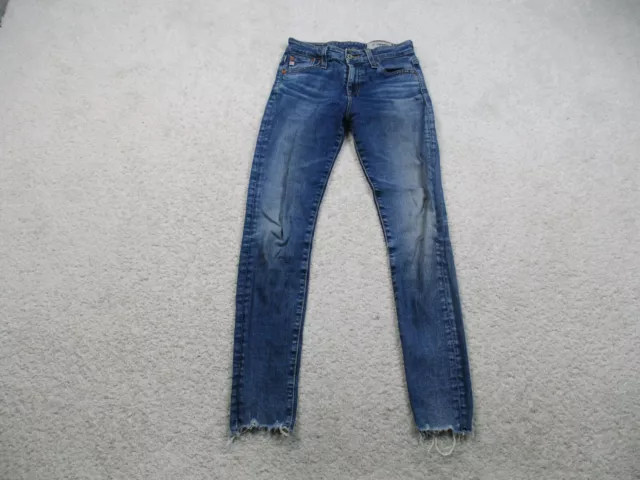 AG Adriano Goldschmied Jeans Womens 24 Blue Farrah Skinny Ankle Stretch AG-ED