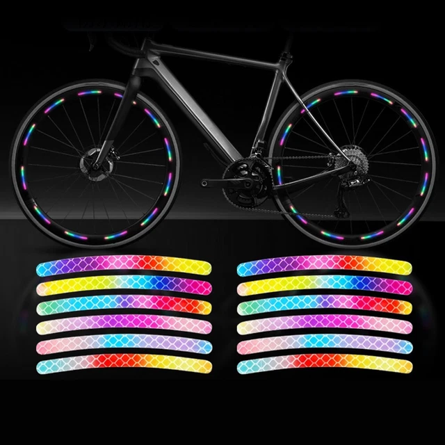Reflective and Attractive 1020pcs Rainbow Sticker Set for Improved Visibility