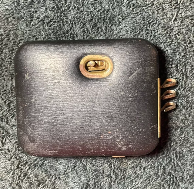 Really Unique Vintage Key Case With Brass Light