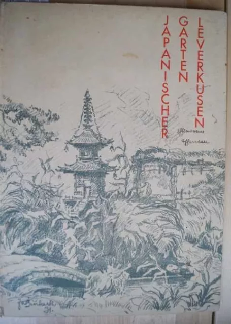 Gartenarchitektur - Der japanische Garten inLeverkusen 1931.