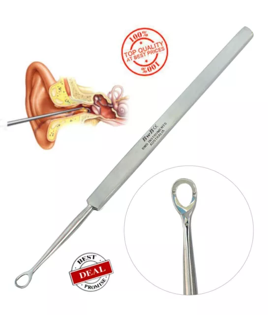 EAR WAX REMOVER MEDICAL EAR CLEANER SURGICAL STAINLESS STEEL PRODUCTS 14cm BWB