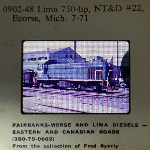 0902-48 Lima 750-hp,, NT&D #22,Ecorse, Mich.7-71