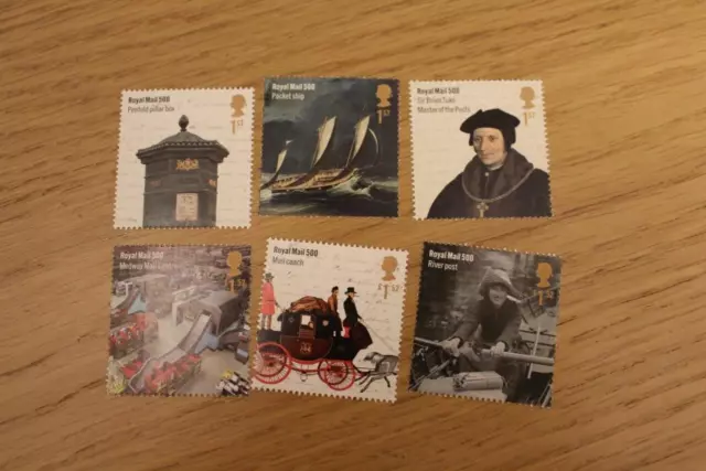 GB 2016 ROYAL MAIL 500th ANNIVERSARY Stamp Set MNH UK P&P Free £1.00 WW