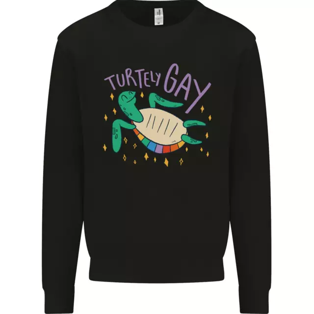 LGBT Turtle Gay Pride Day Awareness Mens Sweatshirt Jumper