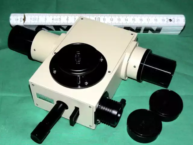 OLYMPUS BH2-MDO Multidiskussionsseinrichtungsbrücke Mikroskop Trinokular Spion Y 2