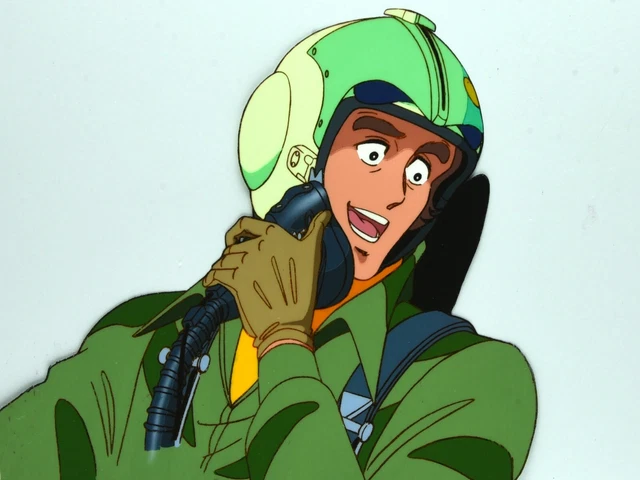 Area 88 - Campbell Original Japanese Animation Art Production Cel Anime Douga