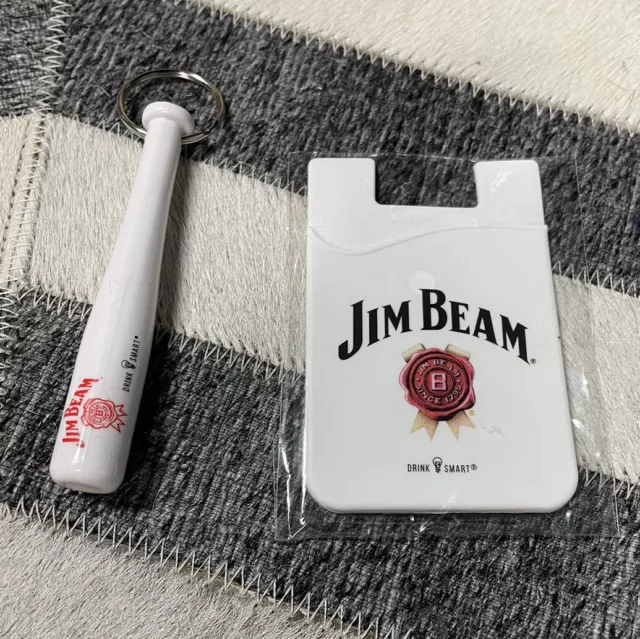 Jim Beam Bourbon Chicago Cubs Bat Bottle Opener & Church Key Holder