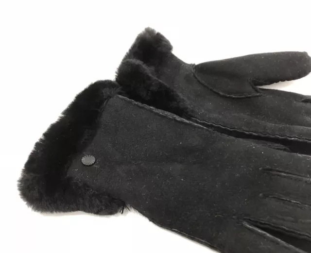 Ugg Australia Sheepskin Slim Side Vent Glove Gloves Shearling 1089893 Black 3