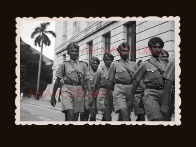1940's British India Army Sikh WW2 Soldier Vintage Hong Kong Photo 香港旧照片 #2308