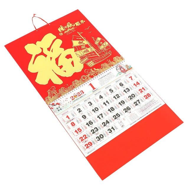 CALENDAR OFFICE WALL 2023 Calendar Hanging Calendar for Decoration Wall