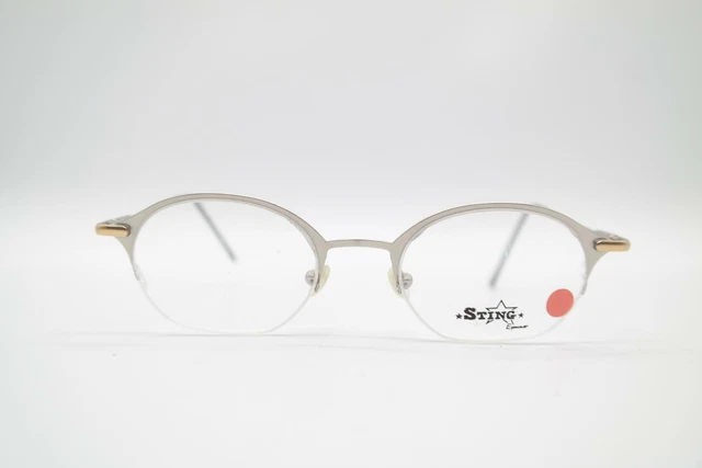 Lunettes Vintage Essilor 098 - Monture Demi-cerclée Argent/or - Neuves Sans étiquette - Allemagne