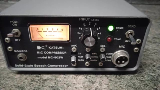 KATSUMI MIC COMPRESSOR MC-902 W, Amateur Ham Radio, cb cibi
