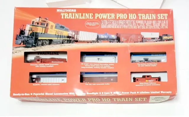 WALTHERS POWER PRO Canadian Pacific Ho Scale Electric Train Set Rare ...