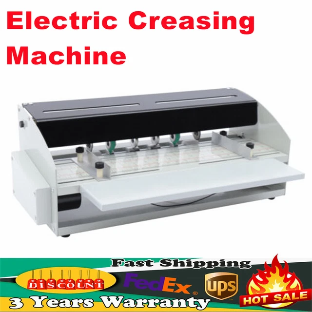 3-in-1 Electric Creasing Machine Paper Creaser Scorer Perforator Cutter for Card