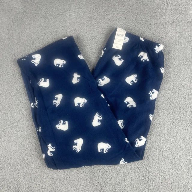 Leveret Men's X-Large Polar Bear Pajama Fleece Sleep Pants