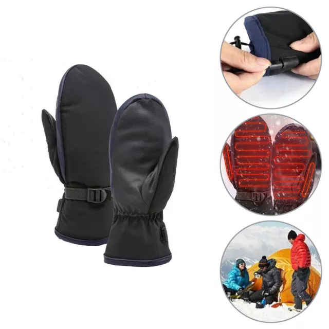 Outdoor Electric Heated Gloves Warmer Hand Windproof Waterproof Motorcycle Glove