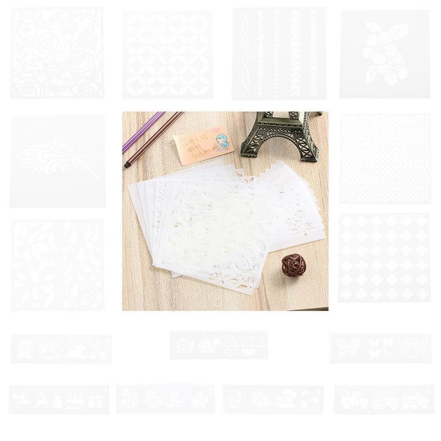 Reusable Home Decor Album Card Making Stencil DIY Craft Scrapbooking