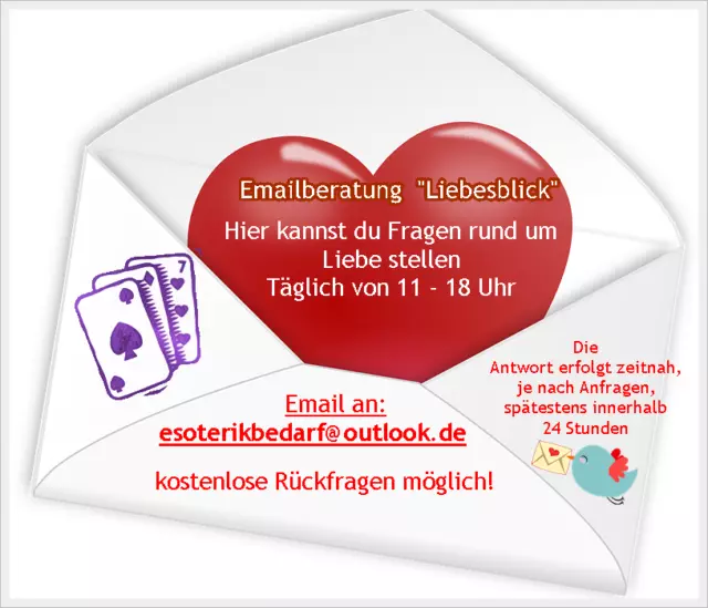 Kartenlegen per E-Mail Liebeslegung