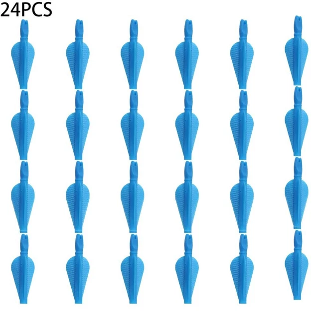 12 Embouts En Silicone Pour Flèches De Tir à L'arc - 7 Mm - Universels - NEUF