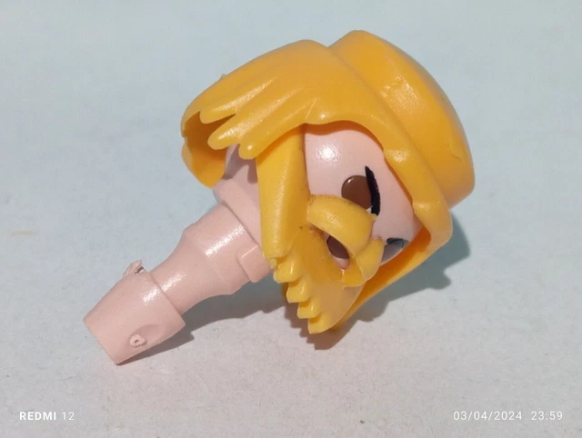 Têtes Playmobil Cheveux Brun Foncé Avec Barbe – Pour Cowboys, Bergers, Pirates