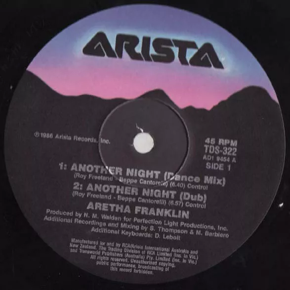 Aretha Franklin - Another Night (Vinyl)