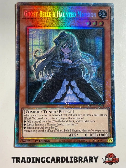 Yugioh - Ghost Belle & Haunted Mansion - Collectors Rare - RA01-EN011 - 1st Mint