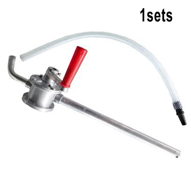 55 GALLON DRUM Hand Pump Heavy Duty Rotary Fuel Transfer Pump for Oil