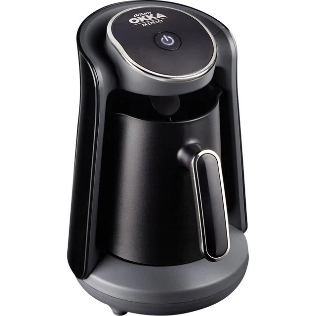 arzum OKKA MINIO Mokka-Kaffeemaschine Schwarz, Chrom