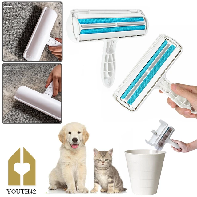 Pet Hair Remover Sofa Clothes Lint Cleaning Brush Reusable Dog Cat Fur Roller