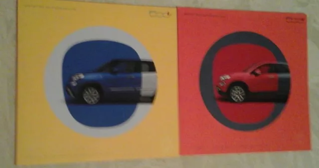 2018 Fiat 500X and 500L Original 44-page Car Sales Brochure Catalog