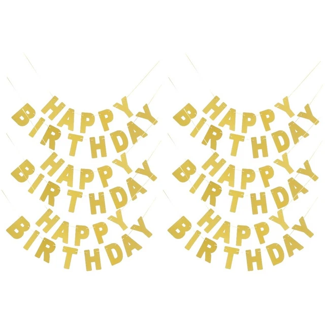 6 pcs Birthday Party Backdrop Birthday Banner Birthday Party Banner