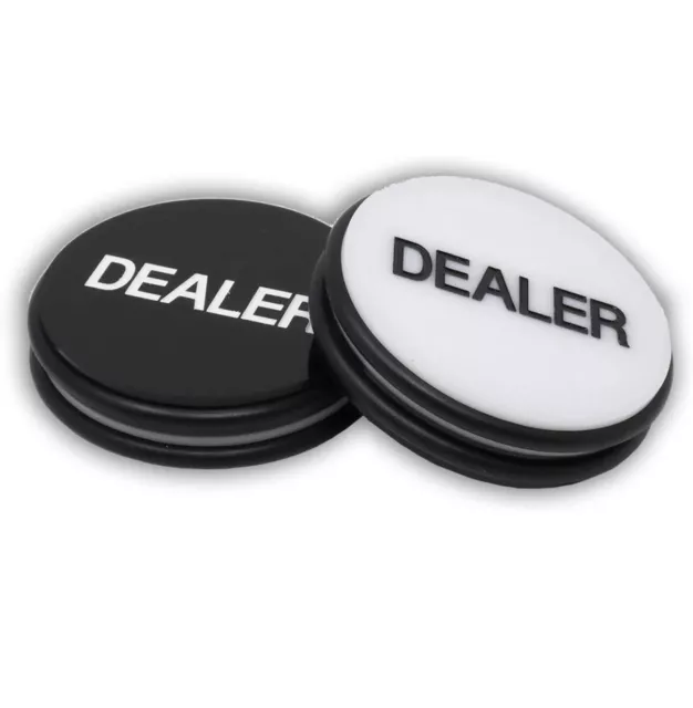 🔥HOT Double-sided Dealer Button Texas Hold 'Em Tournament Casino Button * New -