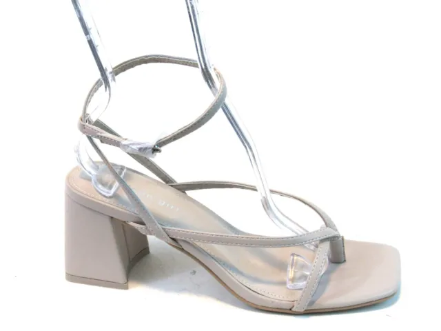 Madden Girl Marrvel Block Heel Sandal (Women's) - Bone Paris - Sz 9 M