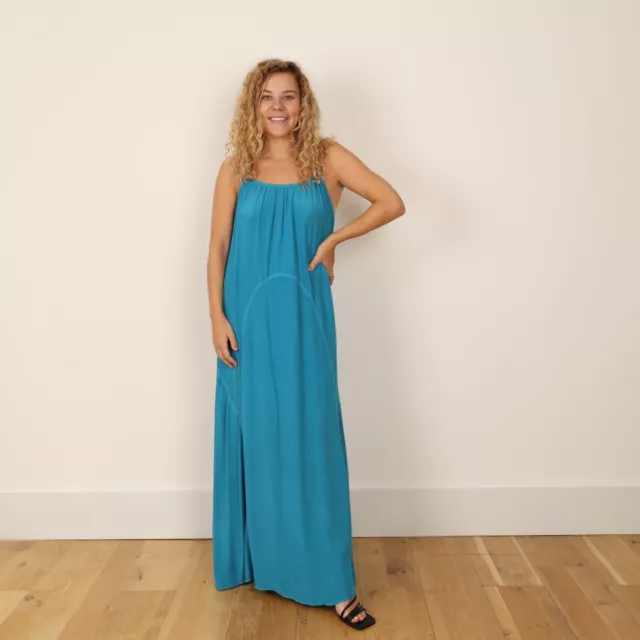 ALL SAINTS ROMEY Pleat Slip Style Maxi Dress Uk 12 60.00 PicClick UK