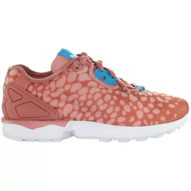 ADIDAS ORIGINALS ZX Flux Pink Textile Womens Lace Up Trainers B34030 26.99 PicClick UK