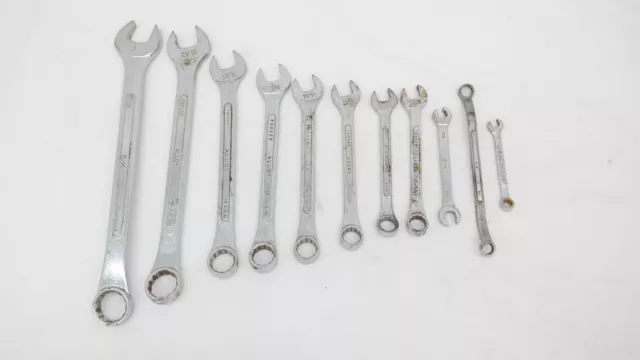 SK Combination Wrenches Various Sizes Mixed Lot of 11     TF