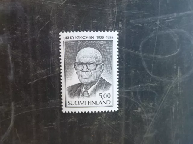 1986 Finland President Urho Kekkone Mint Stamp Mnh