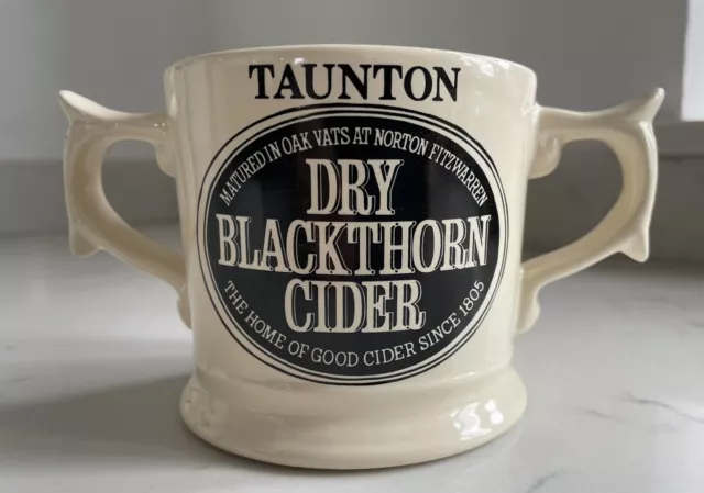 1977 Silver Jubilee Taunton Dry Blackthorn Cider Loving Cup By Wade Potteries