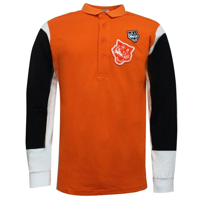 ASICS MENS ONITSUKA Tiger Long Sleeve Polo Shirt T Shirt Casual