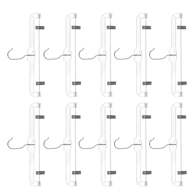 10 pezzi appendiabiti con clip per appendiabiti a clip con clip