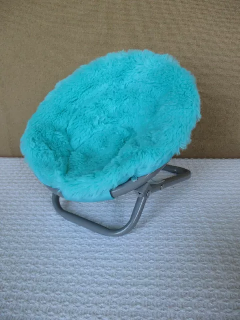 My Life As Aqua Saucer Chair Foldable for 18" Dolls Accessory AG Our Generation My Life As Aqua Saucer Chair Foldable for 18" Dolls Accessory AG Our Generation