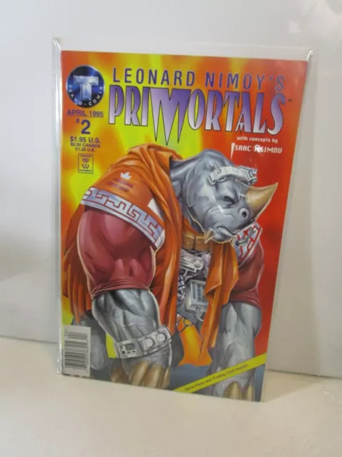 1995 April #2 Tekno Comix, Leonard Nimoy's, Primortals C3 Bagged Boarded