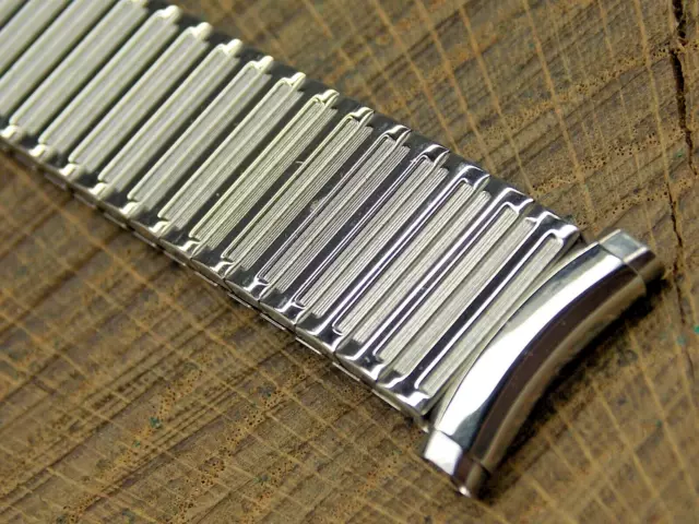 Speidel USA Vintage NOS Unused 16mm-19mm Expansion Stainless Steel Watch Band