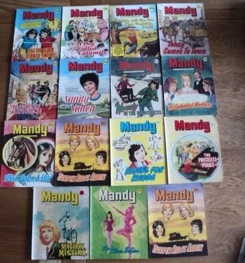 Vintage Mandy Picture Story Library Comics Job Lot X 15 - #68-106 (1983-1986) Vg