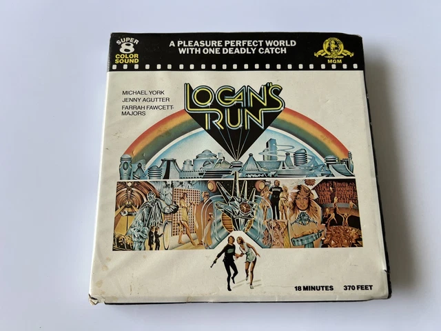 Logan’s Run (1976) Super 8 Film 400’ Color & Sound Michael York