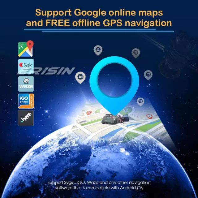 10.25“ CarPlay Android 12 GPS Autoradio for BMW Série 5 E39 M5 DAB+TNT Wifi Navi 3